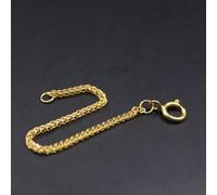 1PC Pure 18K Yellow Gold 1mm Wheat Extension Chain For Necklace Bracelet 2.75in