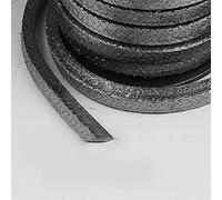 1pc Pure Graphite Braided Packing Seal - High Temp Chemical Resistant for Valves and Pumps (3x3mm to 6x6mm)(6X6*10m)