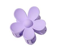 1Pc Purple Hair Claw Clips Flower Shaped Plastic Jaw Clips Anti-scratch Smell-less Useful Hold Tightly Hair Accessories and Barrettes Hair Clips