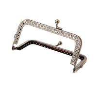 1Pc Purse Handbag Bags Metal Kiss Clasp Lock Frame Craft 10.5cm