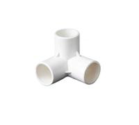 1PC PVC 3/4/5/6 Dimensional Internal Diameter 20mm 25mm 32mm PVC Pipe Fittings Home Garden Irrigation Water Connectors(3 Way,Inside Diameter 40mm)