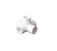 1PC PVC 3/4/5/6 Dimensional Internal Diameter 20mm 25mm 32mm PVC Pipe Fittings Home Garden Irrigation Water Connectors(5 Way,Inside Diameter 25mm)