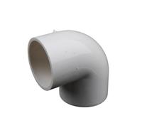 1pc PVC 40mm 50mm Water Pipe 90 Degree Equal Elbow Connector Garden Irrigation Fish Tank Joint Aquarium Adapter(White,50mm)