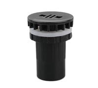 1pc PVC Black Aquarium Water Tank Drain Pipe Fitting Connector Joint for 20/25/32/40/50mm Pipes(40mm)