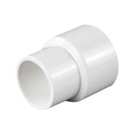 1pc PVC Pipe Fitting Reducer Connector 75mm-32mm, 200mm-160mm - Blue/White/Grey, Quick Glue Joint for Water Supply(White,75x63mm)