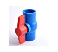 1pc PVC Pipe Flat Socket Ball Valve Coupler Adapter Watering Connectors Garden Irrigation Aquarium Fish Tank Joint I.D 20~110mm(Blue Color,Inner Dia 110mm)