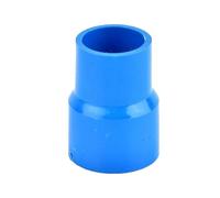 1Pc PVC Straight Reducing Connector Water Supply Fittings Garden Irrigation Water Pipe Connector Aquarium Adapter Reducer Joint(Blue,40x20mm)