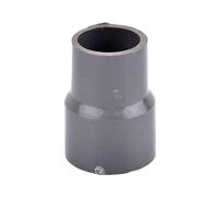1Pc PVC Straight Reducing Connector Water Supply Fittings Garden Irrigation Water Pipe Connector Aquarium Adapter Reducer Joint(Grey,40x25mm)