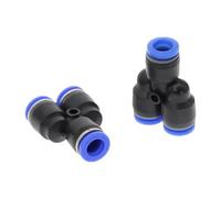 1pc PY PW 3 Way Port Y Shape Air Pneumatic 4mm-16mm OD Hose Tube Push in Gas Plastic Pipe Fitting Connectors Quick Fittings(PW-10-8mm)