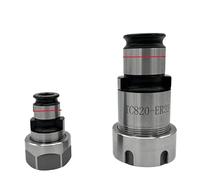 1pc Quick Change Drill Chuck GT24 TC820 ER32 ER40 Tapping Machine Compatible with GT12 ER20 Connecting Handle Clamp(TC820-ER40UM)