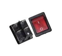 1PC R22 boat switch 4 pin 2 speed red light 16A250V T120 32 * 25mm