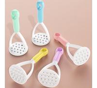 1Pc Random Color Manual Silicone Potato Masher, Mini Potato Masher for Non-Stick Cookware, Cooking Utensils Masher, Vegetable Tools