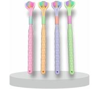 1Pc Random Color Three-Sided Soft Hair Toothbrush, Effective Wrap-Around Design, Deeply and Thoroughly to Clean Teeth and Gums, Suitable for Adults and Children Oral Care Accessories
