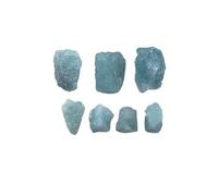 1pc Random Raw Aquamarine Natural Stone Crystals and Stones Rock Mineral Rough Gemstone Home Decoration Room Decor Gift,100g Bulk(3-6pcs)