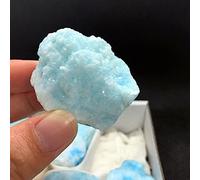 1pc Random Raw Blue Aragonite Crystal Rock Specimen Mineral Healing Reiki Stone Home Decor Rough Healing Crystal Stone (Size : 50-80g)