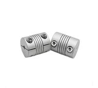 1pc RB Aluminum Alloy Winding Clamp Coupling D15 L20 Aperture 3/3.17/4/5/6/6.35/7/8mm CNC Stepper Motor 3D Printer Accessories(4mm to 6.35mm)