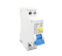 1pc RCBO 1P+N 6KA Residual current differential automatic Circuit breaker with over current Leakage protection 18MM 230V 50/60Hz(20A)