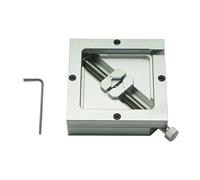 1pc Reballing Kit 90mm Reball Station Fixture Jig with 10PCS Universal Stencil Aluminum Alloy Rework Kit Manua Tools(90mm BGA jig)