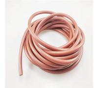 1pc Red Silicone Rubber Rod - Round Solid Silicone Cord Bar for Home and Garden Use - Shock Absorbing Seal Strips(Dia 8mm)
