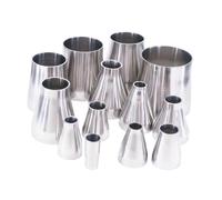 1pc Reduce O.D 76mm to 57mm 304 Stainless Steel Weld Concentic Reducer Pipe for Homewbrew