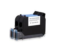 1PC Refillable Ink Cartridge 12.7mm Compatible With TIJ Handheld Inkjet Printers Fast Drying Solvent Ink In Black Red Blue(1PK Black)