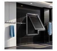 1pc Removable Revert Gas Filter Grille Vent Cover - Access Panel for Drywall - Black - Ideal for HVAC & Utilities Access(610x810mm)