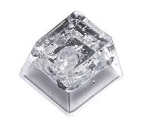 1PC Resin Backlit Silver Foil Keycap OEM Profile DIY Custom Keycap R4 Height