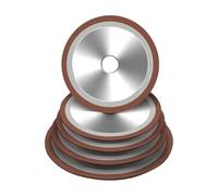 1pc Resin Diamond Grinding Wheel for Tungsten Carbide - Single Oblique Tool Edge Abrasive Disc(180grit D80xH16mm)