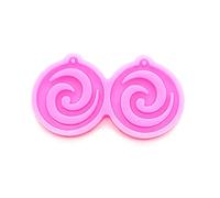 1PC Resin Earring and Necklace Molds Heart Star Flower Shape Silicone Accessories Jewelry Part for Pendant Resin Jewelry Molds