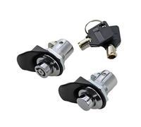 1pc Retractable Electric Cabinet Light Box Elevator Door Button Lock - with LED Indicator and Plum Blossom Pin Mechanism(Black+White)