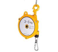 1pc Retractable Spring Balancer Tool with Hook and Wire Rope for Assembly Line, Workshop, and Automotive Equipment(3-5kg)