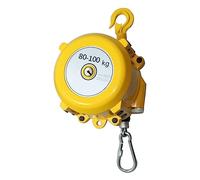 1pc Retractable Spring Balancer - with Hook and Wire Rope for Workshop, Assembly Line, and Automotive Equipment(80-100kg)