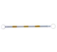 1pc Retractable Traffic Cone Bar - Expandable Ber from 3.94 Ft to 6.56 Ft with Reflective Film for Road Construct(Yellow and White)