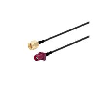 1PC RG174 Cable Fakra A B C D E F G H I K Z Male To SMA Adapter Car GPS Navigation Antenna Extension Cord RF Coax Pigtail(SMA M to D M-RG174,3M)