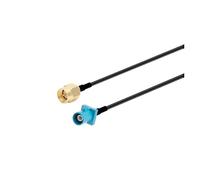 1PC RG174 Cable Fakra A B C D E F G H I K Z Male To SMA Adapter Car GPS Navigation Antenna Extension Cord RF Coax Pigtail(SMA M to Z M-RG174,3M)
