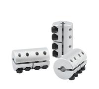 1pc Rigid Coupling Aluminum Alloy Shaft Coupler Screw Motor Fixture Stepping Servo Motor Ball Screw Connecting Shaft(D32 L45 d 14-14)