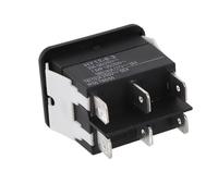 1pc Rocker Switch For HY12-9-3 On Off On Momentary 125/250V 18/20A Pushbutton 6Pins Power Tools Accessories
