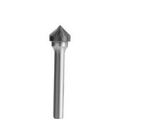 1pc Rotary File Burrs 6mm Shank Single Cut Carbide Burr Bit Type K Rotary Milling Cutter For Metal Woodworking Tool(6x12mm)
