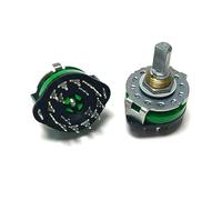 1pc Rotary Switch 4 Pole 12 Position 360 degre SRRM1C7800 Band Switch Infinite Rotation Amplifier Signal Switch 20mm shaft IDGTTLDF