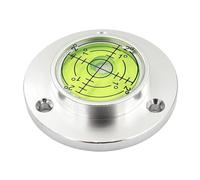 1pc Round Spirit Bubble Level Circular Flange Nivel Bubbles with Mounting Hole High Temperature Military Grade