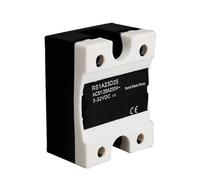 1pc RS1A23D25 Smart Mini Single Phase Solid State Relay 25A 220V,Output 24-280VAC Input 3V 5V 12V 24V 32V AC SSR Relay Switch