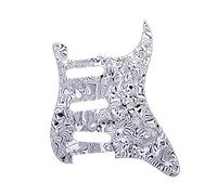 1Pc S++ 11 Hole Left Guitar Pickguard Scratch Plate for Made Standard Standard Modern 3Ply Scratch Plate Screws Screws