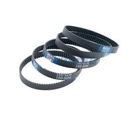 1pc S2M Rubber Belt Length S2M-128 130 132 134 136 138 140 142mm Width 6/10mm belt Pitch 2mm For 2M Pulley(S2M-128(mm),1PC_BELT WIDTH 10MM)