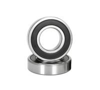 1pc S6801-2RS Stainless Steel Rubber Sealed Deep Groove Ball Bearing, ID 12mm, OD 21mm, Width 5mm, 12x21x5mm