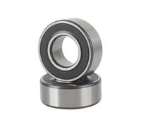 1pc S6810-2RS Stainless Steel Thin-Walled Deep Groove Ball Bearing, P5 Grade High Precision, Inner Diameter 50mm, Outer Diameter 65mm, Height 7mm, 50x65x7mm