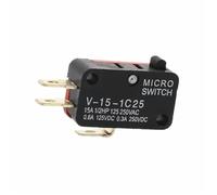 1Pc Safety Automation Micro Limit Switch V-15-1C25 Roller Lever Snap Action 250V 16A 1NO 1NC(1Pcs)