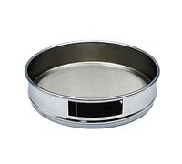 1pc Sampling Standard Test Sieve Dia 20cm, Stainless Steel Flour Sieve with Double-layer Punching Frame(140)
