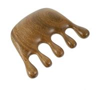 1Pc Sandalwood Wide Tooth Hair Comb Natural Wooden Massaging Comb for Scalp Lightweight and Portable Gentle Hair for Relaxation and Circulation Boost