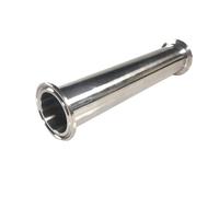 1pc Sanitary Tri Clamp Type Spool Tube with 51/64MM 38/50.5MM Ferrule Clamp SS316 4/6/8/12/18/24" Length Tube Thickness 1.5mm(24 inch,38mm)