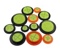 1pc Scope Bubble Level Precision Level Bubble with Mounting Holes Spirit Level Bubble Green Color(80mm Black)